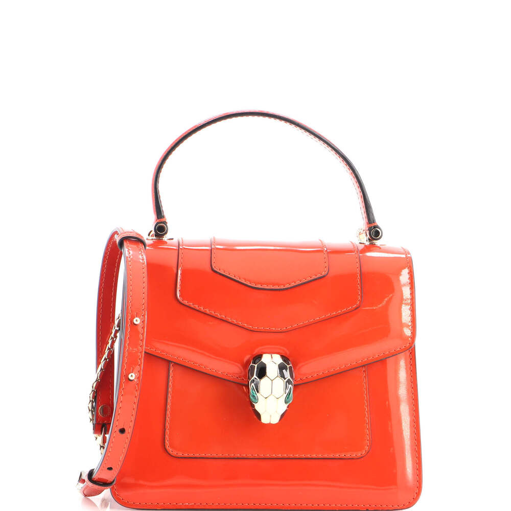 Bvlgari Small Serpenti Top Handle Bag Patent